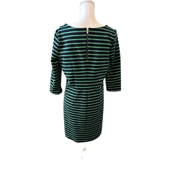Gap Navy & Green striped dress size L - Picture 3 of 6